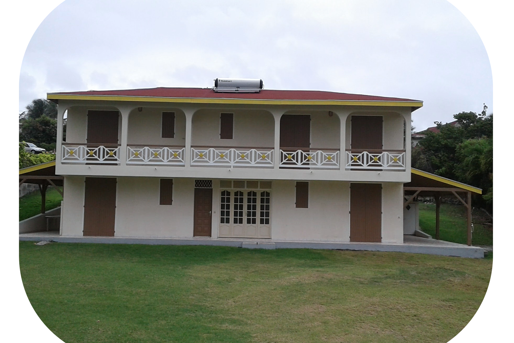 Villa et jardin tropical